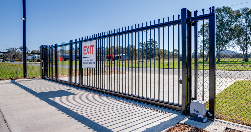 Boschetti Automatic Security Sliding Gates at Ships Fencing Albury Wodonga