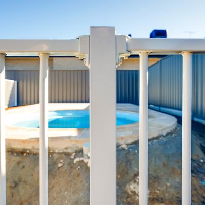 White Aluminium Pool Fencing Albury Wodonga